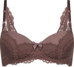 Hunkemöller Dames Lingerie Voorgevormde Beugel Bh Daisy - Bruin - Maat C75