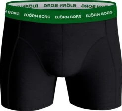 Björn Borg Boxershort Cotton Stretch- Onderbroeken - Boxer - 5 Stuks - Heren - Maat XL - Groen/Zwart -LingaDore Ondergoed Winkle 1200x1083 16