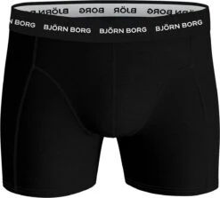 Bjorn Borg Solid Essential Heren Boxershort-3P-Zwart-Maat S -LingaDore Ondergoed Winkle 1200x1083 5