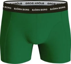 Björn Borg Boxershort Cotton Stretch- Onderbroeken - Boxer - 5 Stuks - Heren - Maat L - Groen/Zwart -LingaDore Ondergoed Winkle 1200x1084 2