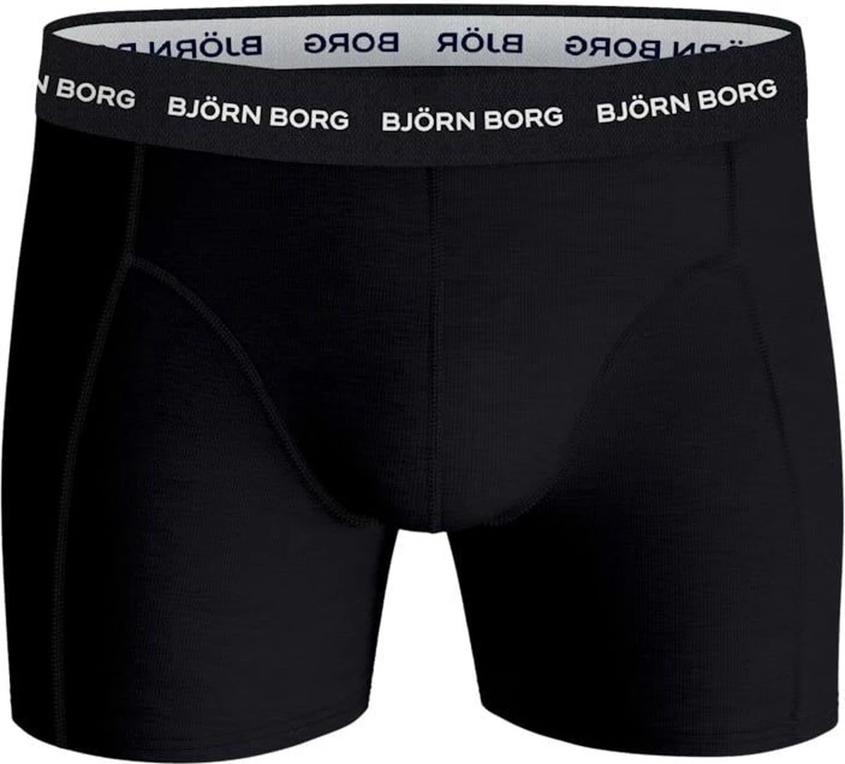 Bjorn Borg Onderbroek - 5P - Mannen - Zwart/grijs/blauw - Maat S 5 Bjorn Borg Onderbroek - 5P - Mannen - Zwart/grijs/blauw - Maat S - Afbeelding 3