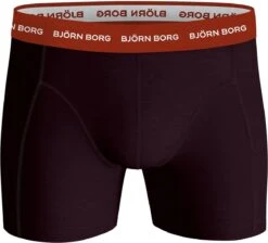 Björn Borg Boxershorts Essential (3 Pack) - Cotton Stretch Boxers Normale Lengte - Rood - Bordeaux En Print - Maat: XL -LingaDore Ondergoed Winkle 1200x1087 3