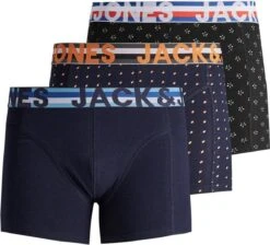 JACK&JONES JACHENRIK TRUNKS 3 PACK NOOS Heren Onderbroek - Maat L