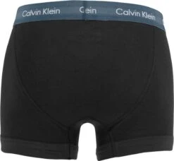 Calvin Klein Trunks (3-pack) - Heren Boxers Normale Lengte - Zwart Met Gekleurde Tailleband - Maat: M -LingaDore Ondergoed Winkle 1200x1107