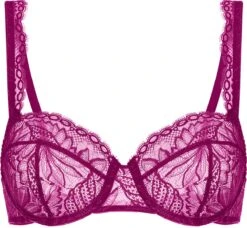 Simone Pérèle - Exotica Balconette BH - Maat 85D - Fuchsia - Met Beugel - Dames