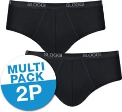 Sloggi Men Basic Heren Midi Slip - 2-pack - Zwart - Maat L 32 Sloggi Men Basic Heren Midi Slip - 2-pack - Zwart - Maat L -LingaDore Ondergoed Winkle 1200x1110 1