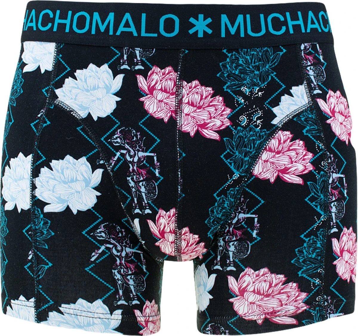 Muchachomalo Batik - Onderbroeken Heren - Blauw Met Print - 3 Pack - Maat XXXL 4 Muchachomalo Batik - Onderbroeken Heren - Blauw Met Print - 3 Pack - Maat XXXL - Afbeelding 2