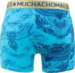 Muchachomalo Night Owl - Onderbroeken Heren - Boxershorts Heren - Blauw Met Print - 3 Pack - Maat L -LingaDore Ondergoed Winkle 1200x1160 2