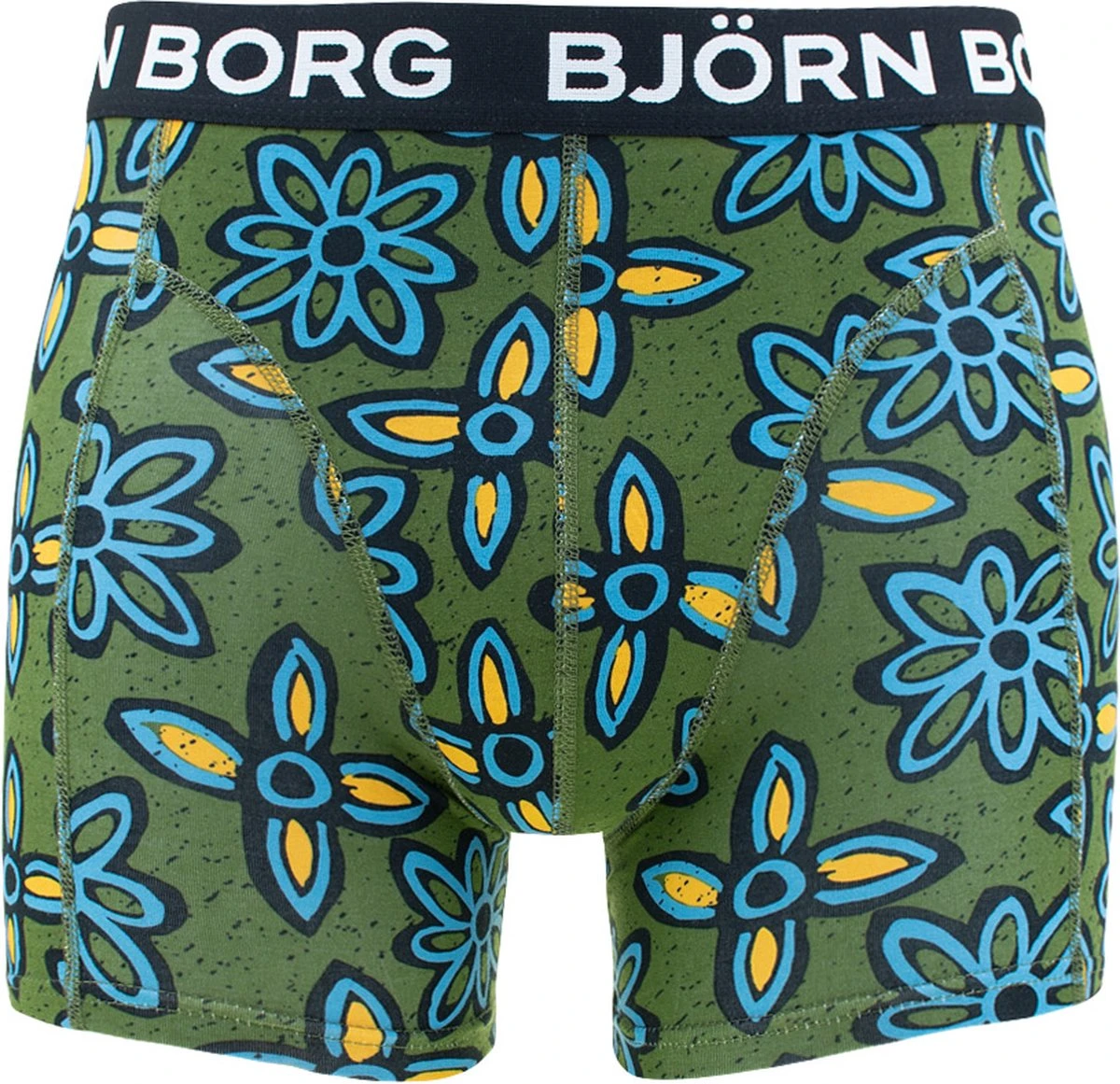 Björn Borg Boxershorts Essential (3 Pack) - Cotton Stretch Boxers Normale Lengte - Zwart - Donkerblauw En Print - Maat: L 7 Björn Borg Boxershorts Essential (3 Pack) - Cotton Stretch Boxers Normale Lengte - Zwart - Donkerblauw En Print - Maat: L - Afbeelding 5