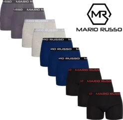 Mario Russo - Heren Onderbroeken 10-Pack Basic Boxers - Multi - Maat XXL -LingaDore Ondergoed Winkle 1200x1172 1