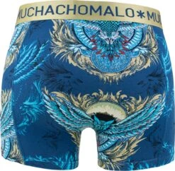Muchachomalo Night Owl - Onderbroeken Heren - Boxershorts Heren - Blauw Met Print - 3 Pack - Maat L -LingaDore Ondergoed Winkle 1200x1176 1
