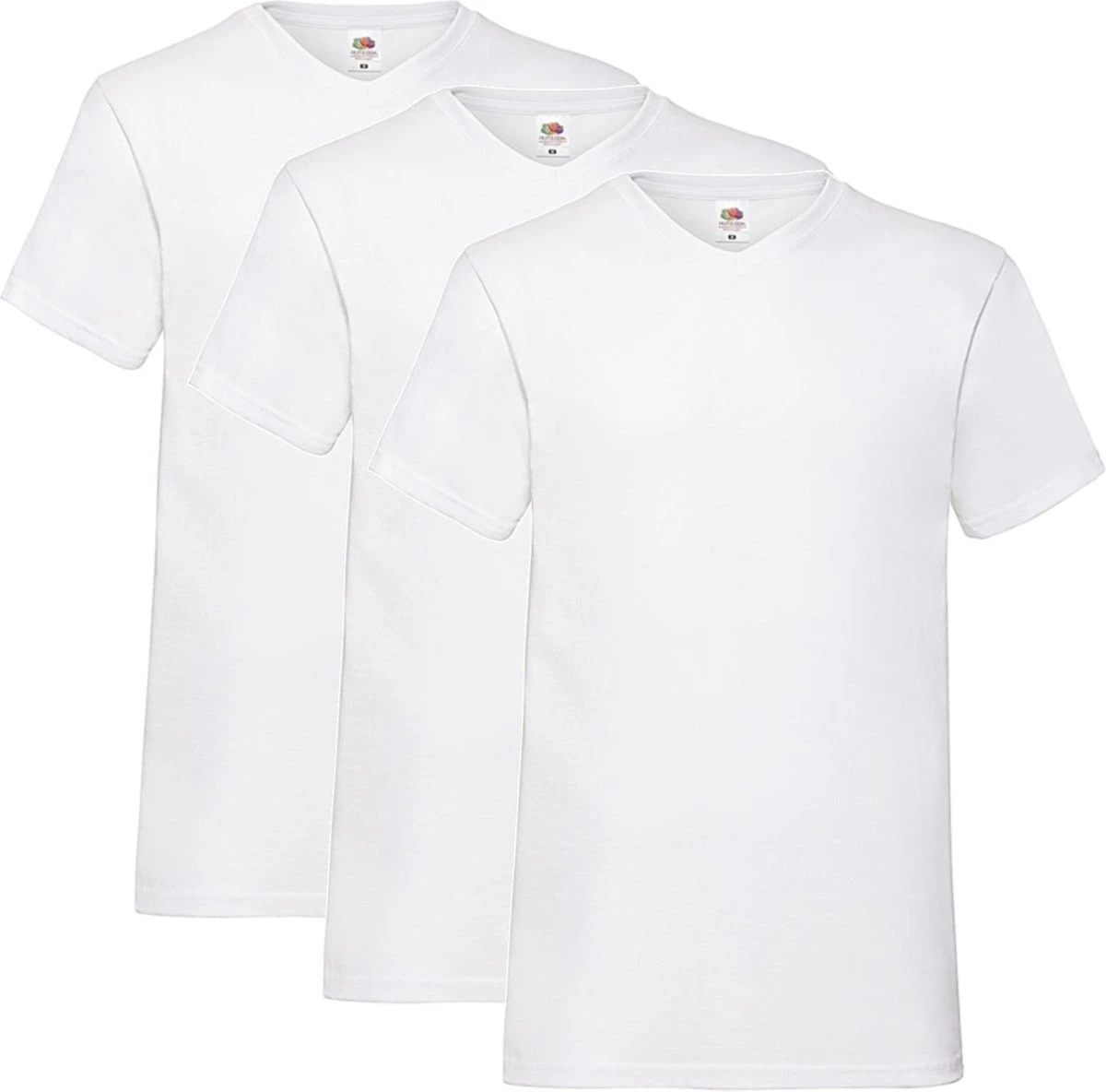 3 Pack Fruit Of The Loom V Hals Maat XL Valueweight Kleur Wit 2 3 Pack Fruit Of The Loom V Hals Maat XL Valueweight Kleur Wit