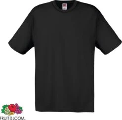 Fruit Of The Loom T-shirt Maat L 100% Katoen 10 Stuks (5 Wit/5 Zwart) -LingaDore Ondergoed Winkle 1200x1185 3