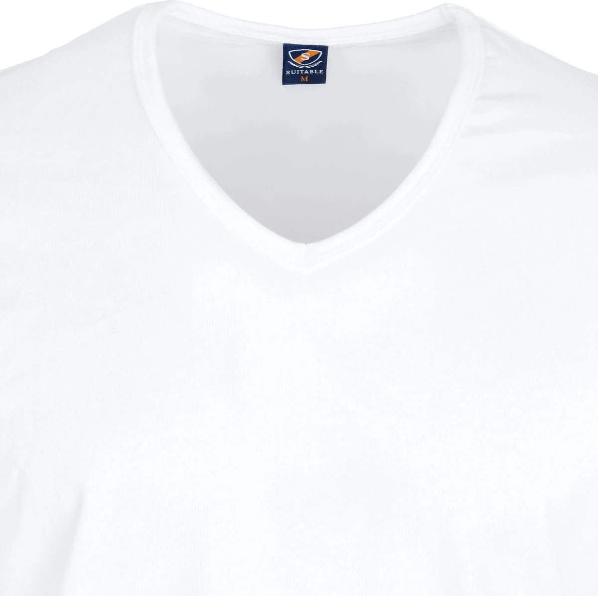 Suitable - T-shirt Wit V-hals Vita 2 Pack - Maat L - Modern-fit 20 Suitable - T-shirt Wit V-hals Vita 2 Pack - Maat L - Modern-fit - Afbeelding 18