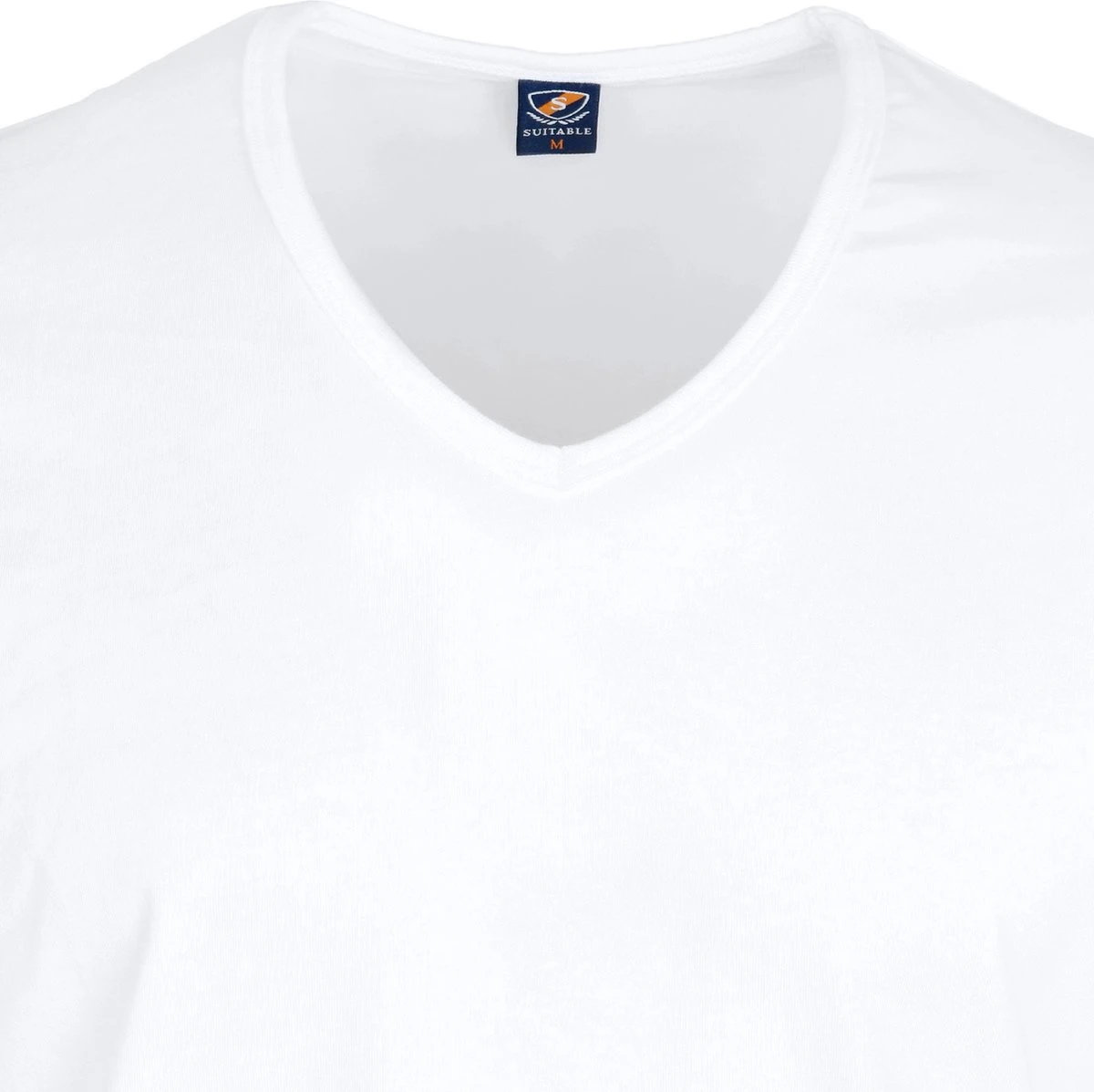 Suitable - T-shirt Wit V-hals Vita 2 Pack - Maat L - Modern-fit 18 Suitable - T-shirt Wit V-hals Vita 2 Pack - Maat L - Modern-fit - Afbeelding 16