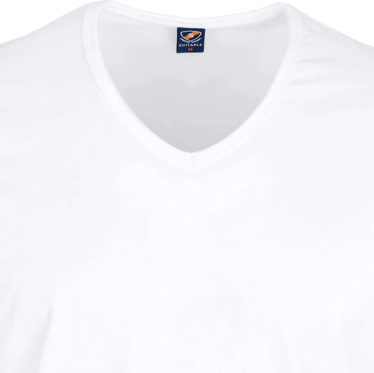 Suitable - T-shirt Wit V-hals Vita 2 Pack - Maat L - Modern-fit 19 Suitable - T-shirt Wit V-hals Vita 2 Pack - Maat L - Modern-fit - Afbeelding 17