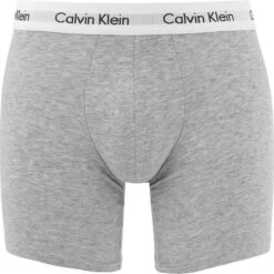 Calvin Klein Cotton Stretch Boxer Brief (3-pack) - Heren Boxers Extra Lang - Zwart - Wit En Grijs - Maat: L -LingaDore Ondergoed Winkle 1200x1200 241