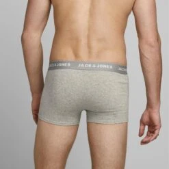 JACK&JONES JACBASIC PLAIN TRUNKS 5 PACK Heren Onderbroek - Maat L -LingaDore Ondergoed Winkle 1200x1200 293