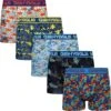 Merkloos 5 PACK Boxershort Heren | Katoen | Maat XL | Dieren | Print | Ondergoed Heren | Onderbroeken Heren |
