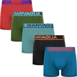 Merkloos 5 PACK Boxershort Heren | Katoen | Maat XL | Meerkleurig | Multicolor | Ondergoed Heren | Onderbroeken Heren |