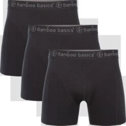Bamboo Basics - Boxershorts Rico (3-pack) Heren - Zwart - L
