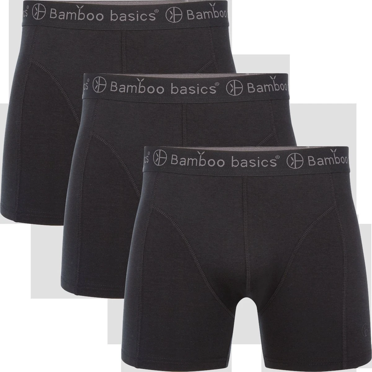 Bamboo Basics - Boxershorts Rico (3-pack) Heren - Zwart - L 3 Bamboo Basics - Boxershorts Rico (3-pack) Heren - Zwart - L