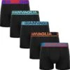 Merkloos 5 PACK Boxershort Heren | Katoen | Maat L | Zwart | Ondergoed Heren | Onderbroeken Heren |