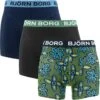 Björn Borg Boxershorts Essential (3 Pack) - Cotton Stretch Boxers Normale Lengte - Zwart - Donkerblauw En Print - Maat: L -LingaDore Ondergoed Winkle 1200x1200 320