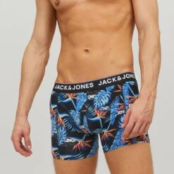 JACK&JONES JACAZORES TRUNKS 3 PACK NOOS Heren Onderbroek - Maat L -LingaDore Ondergoed Winkle 1200x1200 332