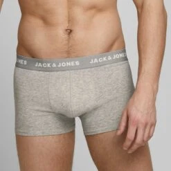 JACK&JONES JACBASIC PLAIN TRUNKS 5 PACK Heren Onderbroek - Maat XL -LingaDore Ondergoed Winkle 1200x1200 345