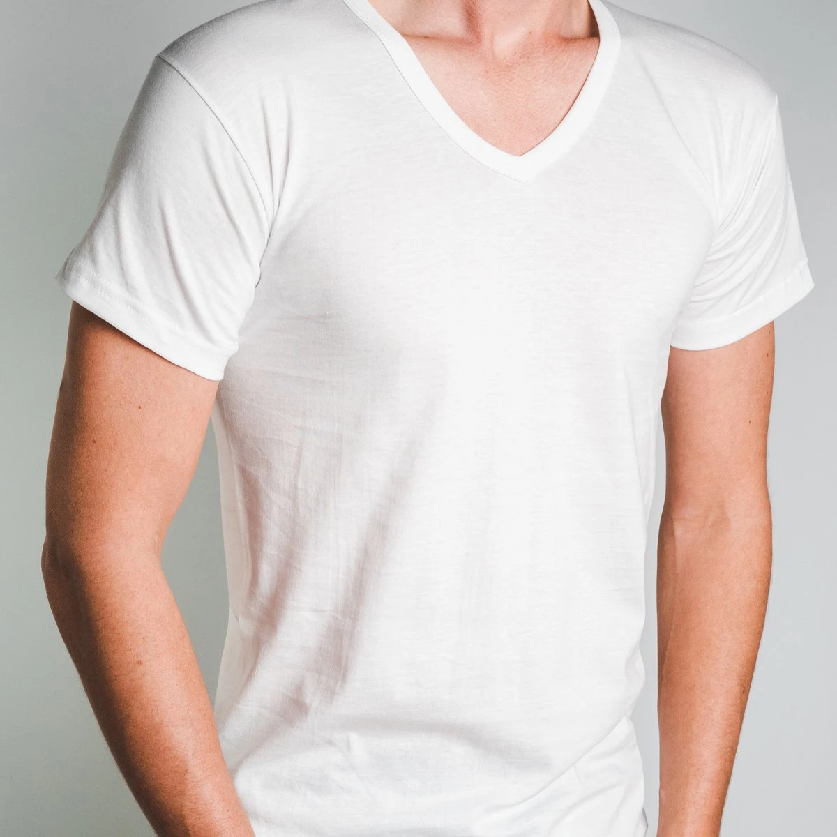 TimBasics - 100% Katoen - V-Hals Heren Ondershirt -3-Pack - Wit - L 5 TimBasics - 100% Katoen - V-Hals Heren Ondershirt -3-Pack - Wit - L - Afbeelding 3