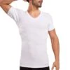 Anti Zweet Shirt – V-Hals - Krexs - Ingenaaide Okselpads – Anti Transpirant – Ondershirt - Wit - Mannen -LingaDore Ondergoed Winkle 1200x1200 376