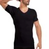 Anti Zweet Shirt – V-Hals - Krexs - Ingenaaide Okselpads – Anti Transpirant – Ondershirt - Zwart - Mannen -LingaDore Ondergoed Winkle 1200x1200 383