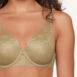 LingaDore Triangel BH Voorgevormd - 6603TB - Olijf - 80A -LingaDore Ondergoed Winkle 1200x1200 57