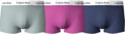 Calvin Klein Low Rise Trunks (3-pack) - Lage Heren Boxers Kort - Lichtgrijs - Roze - Blauw - Maat: M 5 Calvin Klein Low Rise Trunks (3-pack) - Lage Heren Boxers Kort - Lichtgrijs - Roze - Blauw - Maat: M -LingaDore Ondergoed Winkle 1200x325