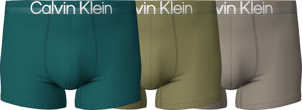 Calvin Klein Modern Structure 3P Boxer Trunks Multi 6XZ - M 9 Calvin Klein Modern Structure 3P Boxer Trunks Multi 6XZ - M - Afbeelding 7