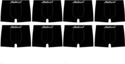 8 Stuks BELUCCI Microfiber Heren Boxershorts (zwart) Naadloos XL / XXL