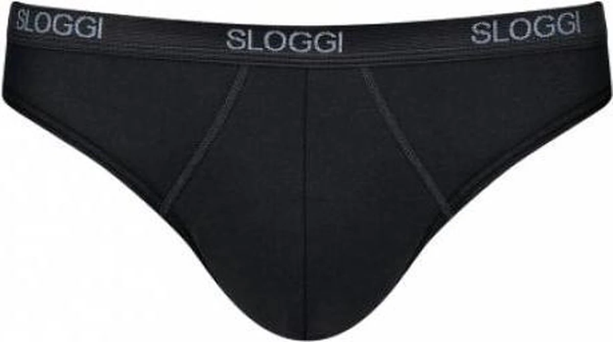Sloggi Men Basic Heren Mini Slip - 2-pack - Zwart - Maat XXL 4 Sloggi Men Basic Heren Mini Slip - 2-pack - Zwart - Maat XXL - Afbeelding 2