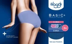 Sloggi Sloggi Basic+ Midi C3P Dames Onderbroek - Maat 40 -LingaDore Ondergoed Winkle 1200x726 19