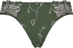 Hunkemöller Dames Lingerie Slip Diva - Groen - Maat XL