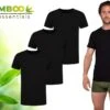 Bamboo Essentials - T Shirt Heren - Ronde Hals - 3 Stuks - Zwart - XL - Bamboe - Ondershirt Heren - Extra Lang - Anti Zweet T-shirt Heren -LingaDore Ondergoed Winkle 1200x800 27