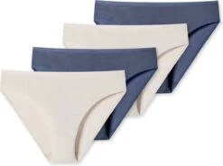 Schiesser Dames Tai Slip 4 Pack Modal Essentials