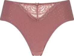 Hunkemöller Dames Lingerie Hoge Slip Sophie - Paars - Maat 3XL