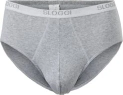 Sloggi Men Basic Heren Midi Slip - 2-pack - Grey Marle - Maat L