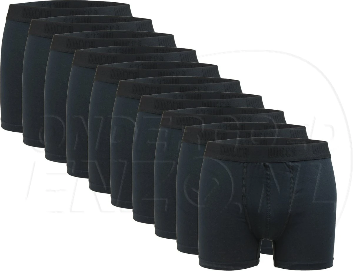 Merkloos Ducca Boxershort - Zwart - 8 Pack - Maat L 3 Merkloos Ducca Boxershort - Zwart - 8 Pack - Maat L