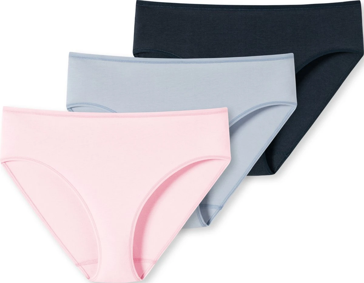 Schiesser 3PACK Slip 95/5 Organic Dames Onderbroek - Maat XXL 3 Schiesser 3PACK Slip 95/5 Organic Dames Onderbroek - Maat XXL