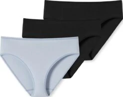 Schiesser 3PACK Slip 95/5 Organic Dames Onderbroek - Maat 4XL