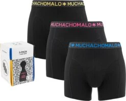 Muchachomalo-3-pack Onderbroeken Voor Mannen-Elastisch Katoen-Boxershorts - Maat L 39 Muchachomalo-3-pack Onderbroeken Voor Mannen-Elastisch Katoen-Boxershorts - Maat L -LingaDore Ondergoed Winkle 1200x956