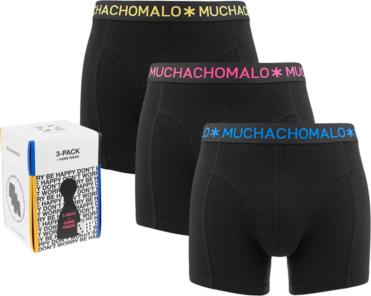 Muchachomalo-3-pack Onderbroeken Voor Mannen-Elastisch Katoen-Boxershorts - Maat L 20 Muchachomalo-3-pack Onderbroeken Voor Mannen-Elastisch Katoen-Boxershorts - Maat L - Afbeelding 18