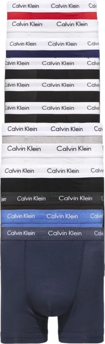 Calvin Klein 12 Trunk Boxershorts Verrassingsdeal 3 Calvin Klein 12 Trunk Boxershorts Verrassingsdeal